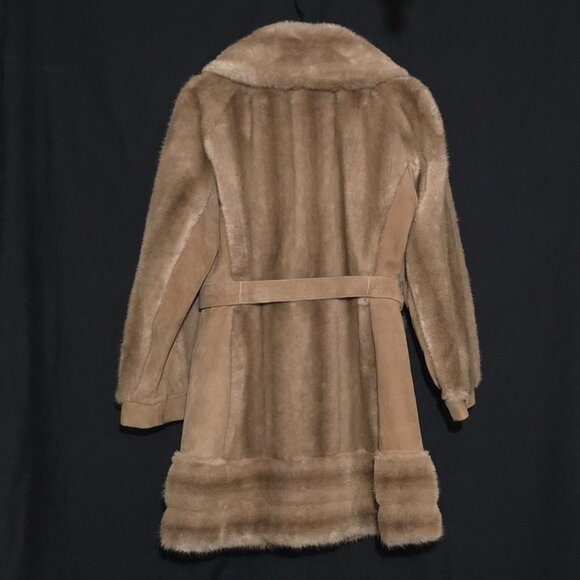 Vtg London Leathers by Lilli Ann Faux Fur Leather Ladies Jacket Made in England - Picture 5 of 5